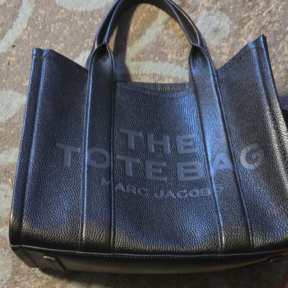 Marc Jacobs Black Leather Tote